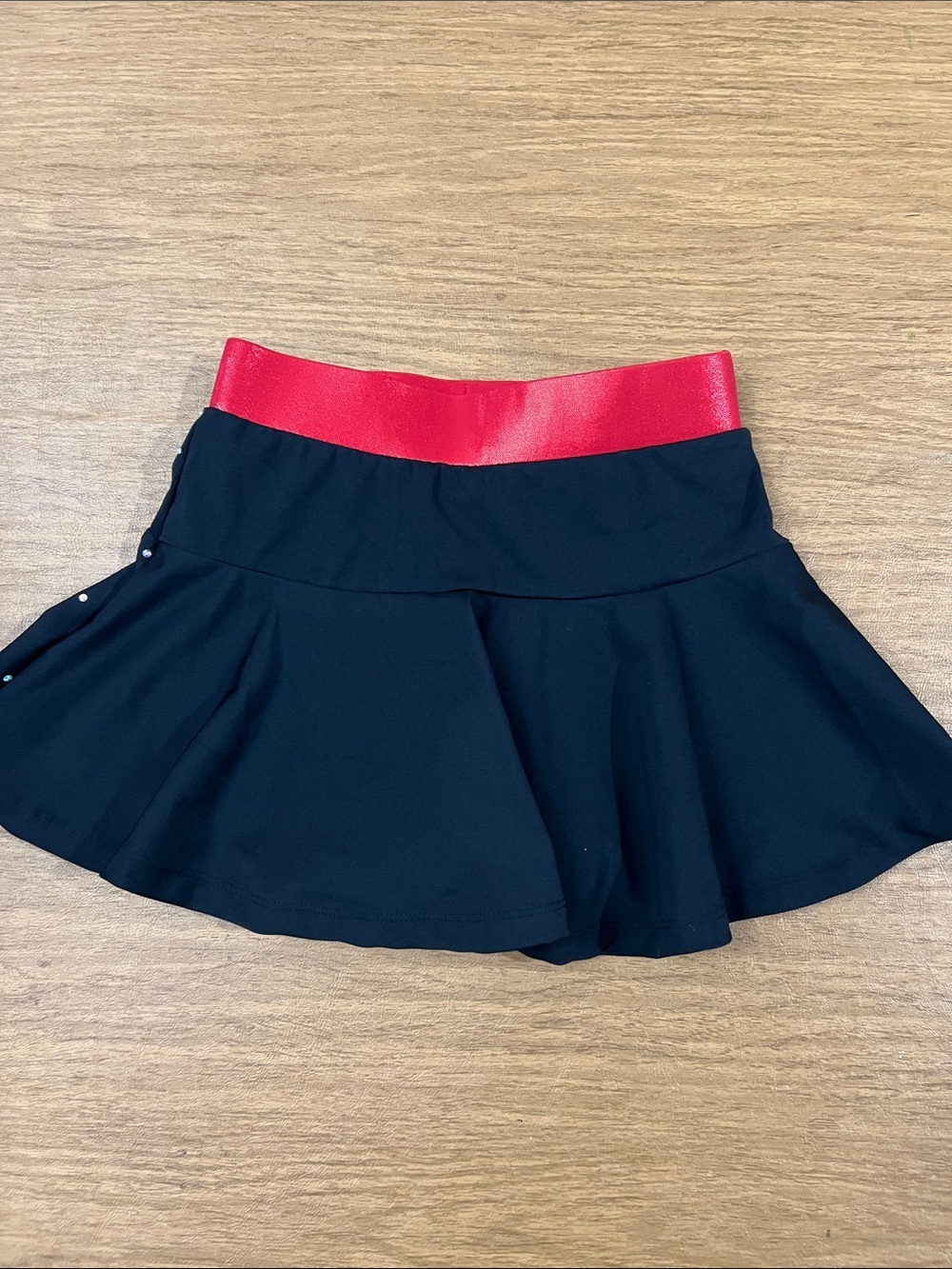 Glitter Starz cheer skirt black/red size JXS - Picture 4 of 8